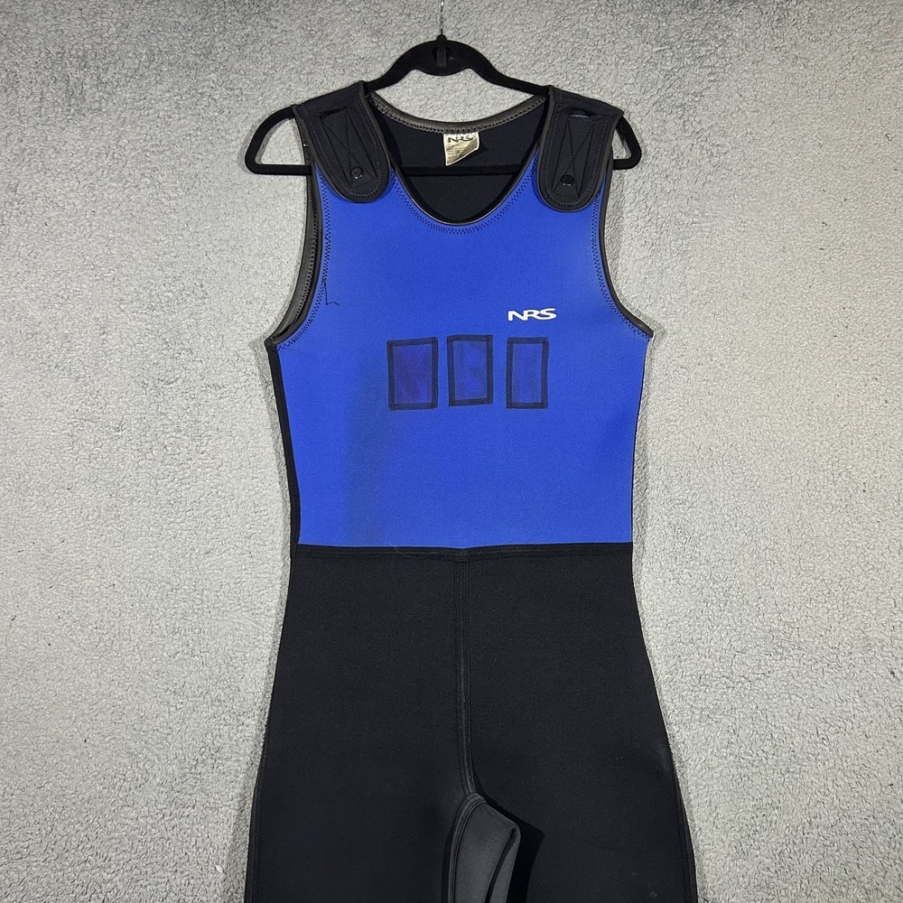 NRS Wet Diving Suit Sleeveless Black And Blue Womens Size XL